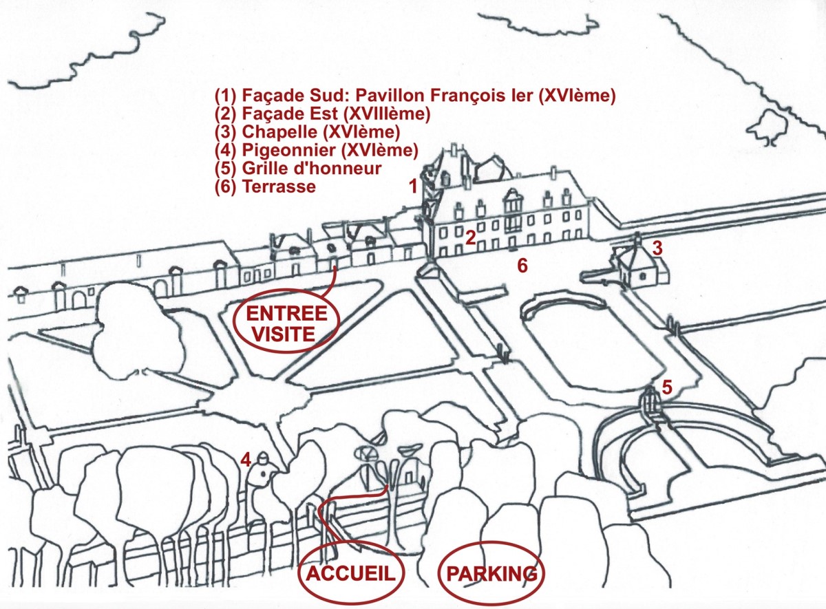 Plan du Château de Champchevrier